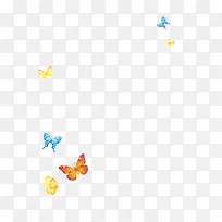 多彩清新飞翔蝴蝶-空若网 多彩清新飞翔蝴蝶-空若网
