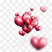 红色透明爱心气球创意-空若网 红色透明爱心气球创意-空若网