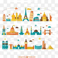 埃菲尔铁塔 背景 比萨斜塔 扁-空若网 埃菲尔铁塔 背景 比萨斜塔 扁-空若网