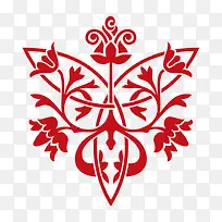 蝴蝶花纹-空若网 蝴蝶花纹-空若网