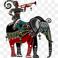 手绘印第安人物素材-空若网 手绘印第安人物素材-空若网