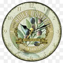 花图案钟表-空若网 花图案钟表-空若网