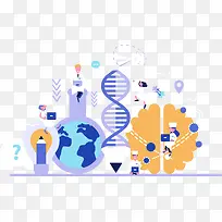商务科技矢量金融插画-空若网 商务科技矢量金融插画-空若网