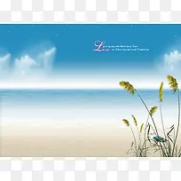 意境海滩风景桌面-空若网 意境海滩风景桌面-空若网