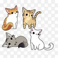 矢量小猫-空若网 矢量小猫-空若网