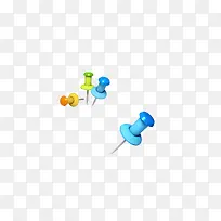 彩色图钉扁平化图片PSD-空若网 彩色图钉扁平化图片PSD-空若网