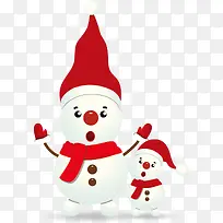 矢量雪人-空若网 矢量雪人-空若网
