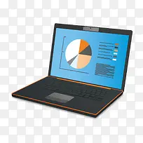 一本开着的笔记本电脑-空若网 一本开着的笔记本电脑-空若网