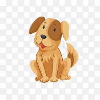 卡通可爱小狗动物免抠素材-空若网 卡通可爱小狗动物免抠素材-空若网