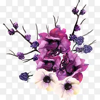 树枝上盛开的花朵-空若网 树枝上盛开的花朵-空若网