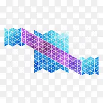 蓝色商务几何展板矢量素材-空若网 蓝色商务几何展板矢量素材-空若网