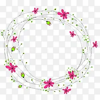 花环背景素材-空若网 花环背景素材-空若网