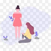 ��ͨŮ������廭װ��ͼ��-������