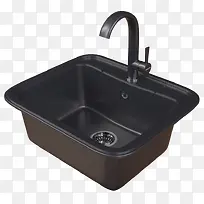 黑色厨房不锈钢水槽-空若网 黑色厨房不锈钢水槽-空若网