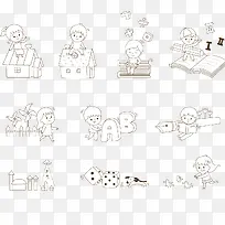 手绘小孩-空若网 手绘小孩-空若网