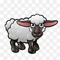 卡通小羊PNG下载-空若网 卡通小羊PNG下载-空若网