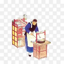 插画馄饨-空若网 插画馄饨-空若网