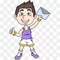 电子邮件电脑图标男孩剪贴画-空若网 电子邮件电脑图标男孩剪贴画-空若网