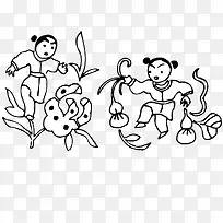 中国风传统插画-空若网 中国风传统插画-空若网