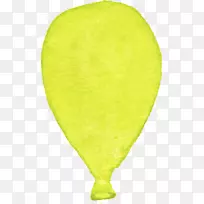 热气球水彩画黄色水彩气球-空若网 热气球水彩画黄色水彩气球-空若网