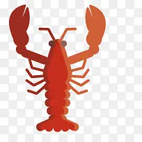 卡通可爱动物海报设计装饰虾子-空若网 卡通可爱动物海报设计装饰虾子-空若网