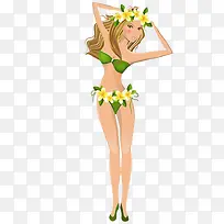 婀娜多姿少女草裙舞-空若网 婀娜多姿少女草裙舞-空若网