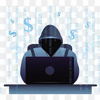 黑色的电脑和黑客下载-空若网 黑色的电脑和黑客下载-空若网