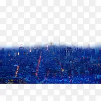 清晨的城市航拍高清摄影图片-空若网 清晨的城市航拍高清摄影图片-空若网