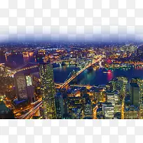 璀璨城市夜景高清摄影图片-空若网 璀璨城市夜景高清摄影图片-空若网