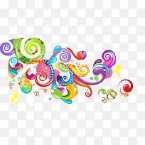 时尚多彩花纹元素-空若网 时尚多彩花纹元素-空若网