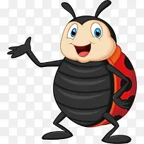 矢量图一只可爱的昆虫-空若网 矢量图一只可爱的昆虫-空若网