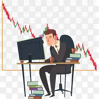 矢量商务股市图表-空若网 矢量商务股市图表-空若网
