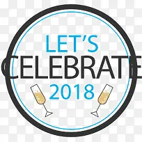 2018酒吧节日庆祝标签设计-空若网 2018酒吧节日庆祝标签设计-空若网