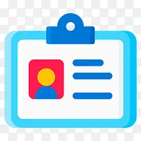 蓝色值班表医疗图标-空若网 蓝色值班表医疗图标-空若网