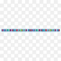 彩色长条分割线-空若网 彩色长条分割线-空若网