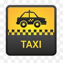TAXI黄色出租车矢量图-空若网 TAXI黄色出租车矢量图-空若网