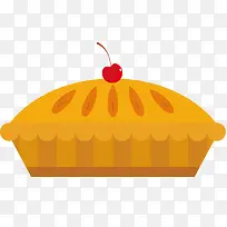 对称苹果樱桃矢量点心-空若网 对称苹果樱桃矢量点心-空若网