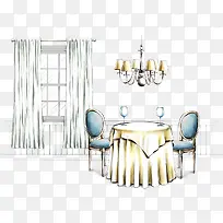 手绘餐厅-空若网 手绘餐厅-空若网