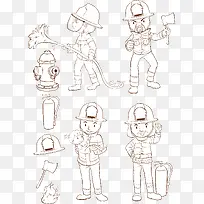 救火英雄消防员-空若网 救火英雄消防员-空若网