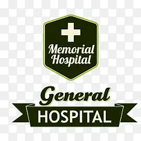 复古医疗绿色标签矢量图-空若网 复古医疗绿色标签矢量图-空若网