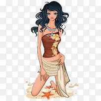 韩国时尚人物插画png图片-空若网 韩国时尚人物插画png图片-空若网