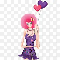 韩国时尚人物插画png图片-空若网 韩国时尚人物插画png图片-空若网