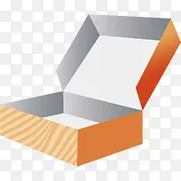 橙色花纹长方形盒子-空若网 橙色花纹长方形盒子-空若网