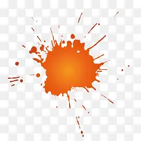 橙色的墨迹-空若网 橙色的墨迹-空若网