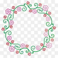 矢量艺术植物花纹-空若网 矢量艺术植物花纹-空若网