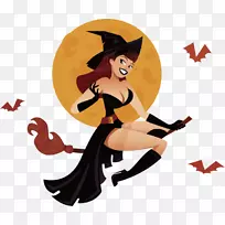 巫术摄影剪贴画-漂亮女巫-空若网 巫术摄影剪贴画-漂亮女巫-空若网