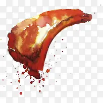 水彩画食物 手绘食物 高热量食-空若网 水彩画食物 手绘食物 高热量食-空若网