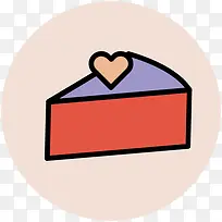 手绘立体图标图标素材 爱心礼盒-空若网 手绘立体图标图标素材 爱心礼盒-空若网