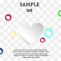 漂浮圆环和爱心-空若网 漂浮圆环和爱心-空若网