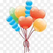 橙色卡通气球-空若网 橙色卡通气球-空若网